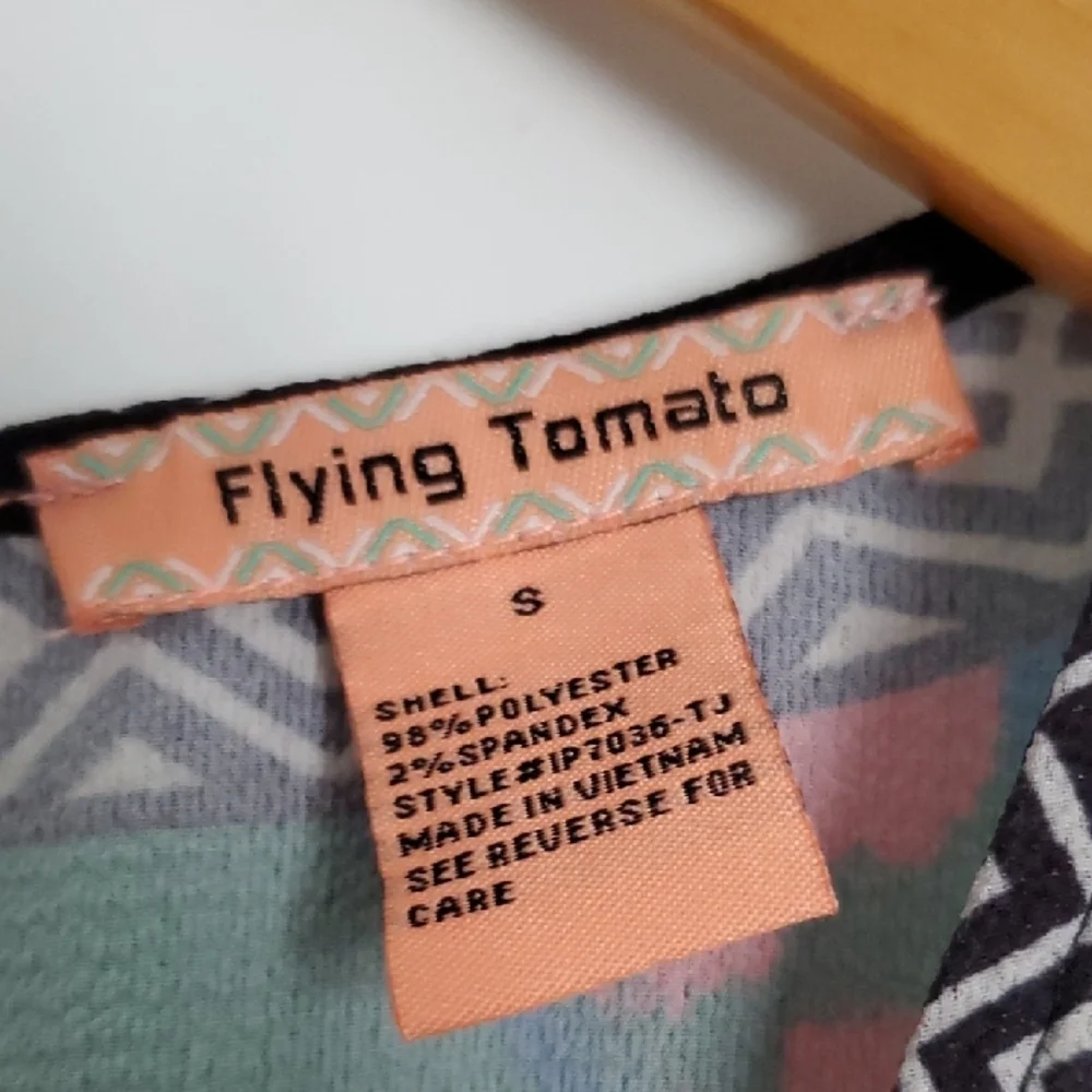 Tropical Print Jumpsuit Flying TOMATO - Picture 3 of 5